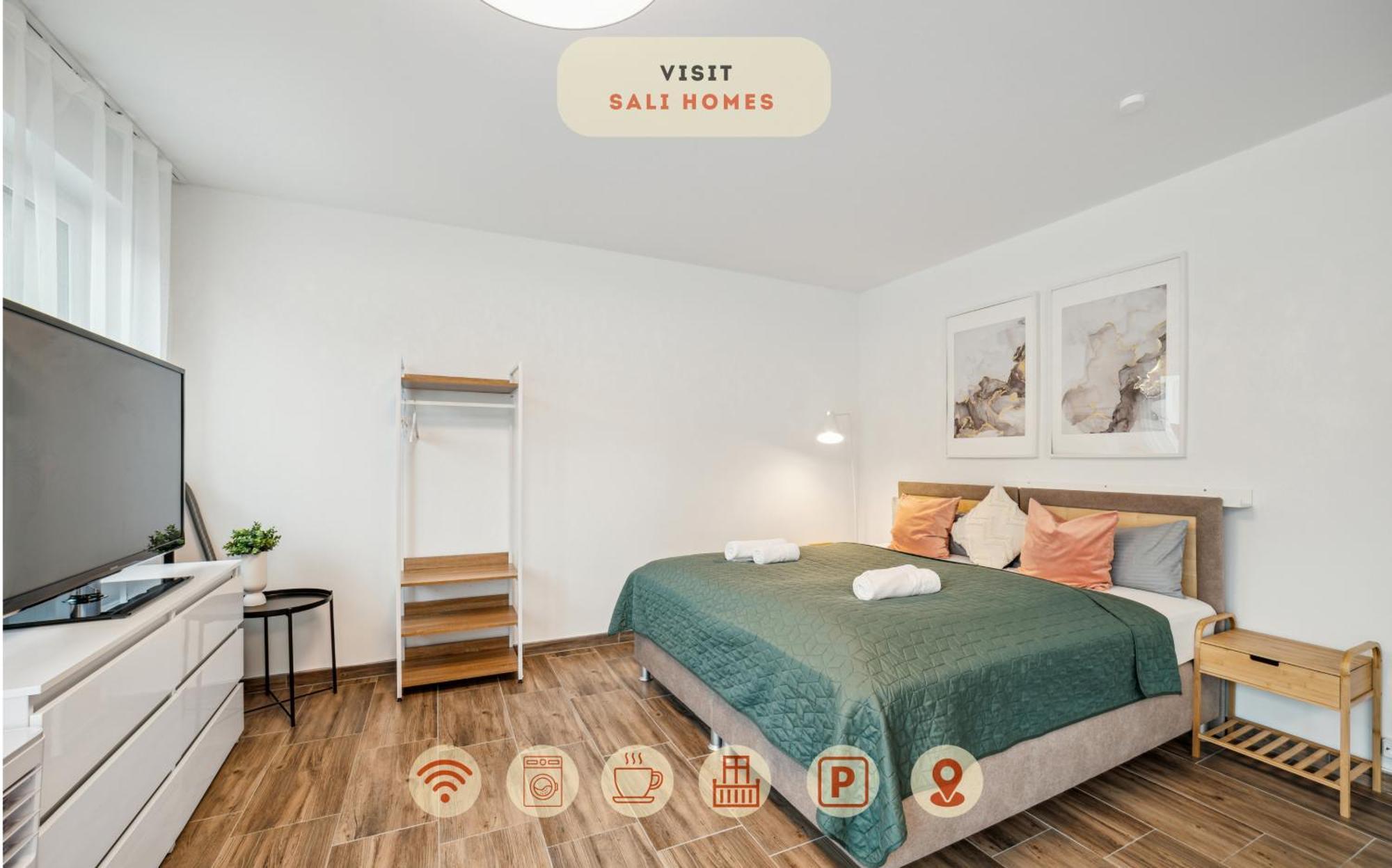 Sali Homes Elegant And Stylish Retreat In Heart Of Bayreuth, Close To River Dış mekan fotoğraf